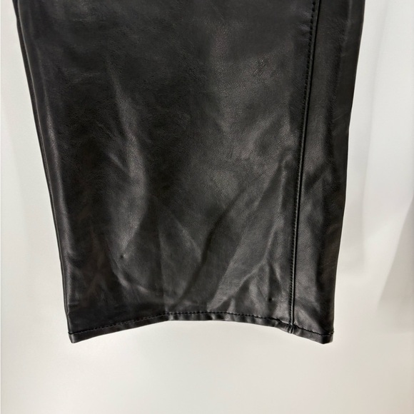 AmericanEagle outfitters black faux leather curvy classic bootcut jeans 28 short - Picture 7 of 16